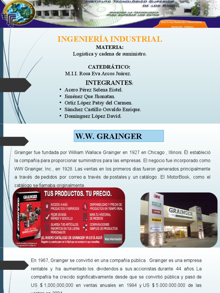 Caso Grainger Y Mc Master Carr Pdf Almacén Gestión De Procesos De 