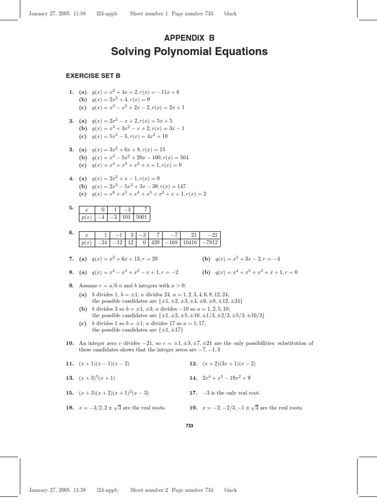 Appendix B Page 733 | PDF
