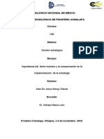 Ensayo Importancia Del F Actor Humano y La Compensación en La Implementación de La Estrategia