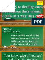 Personal Effectiveness Skills