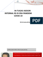 Peran Asesor Internal Dalam Era Pandemi Covid 19