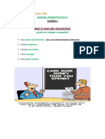 Lesson 3 What S Your Job PDF