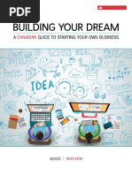 Building Your Dream A Canadian Guide To Starting Your Own Business 10th Canadian Edition Pdf Entrepreneurship Feasibility Study