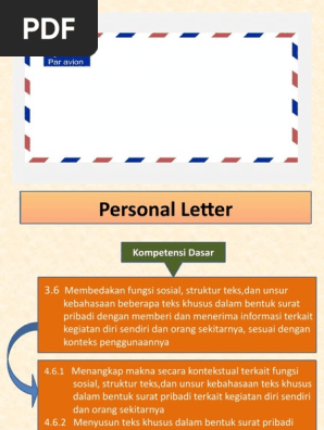 Personal Letter