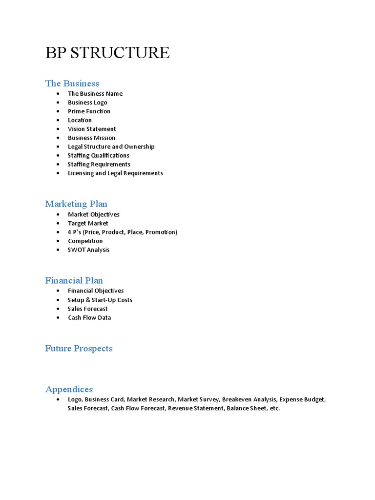 BP Structure | PDF
