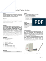 Automated Volumetric Karl Fischer Titration: Application Bulletin 417/1 e