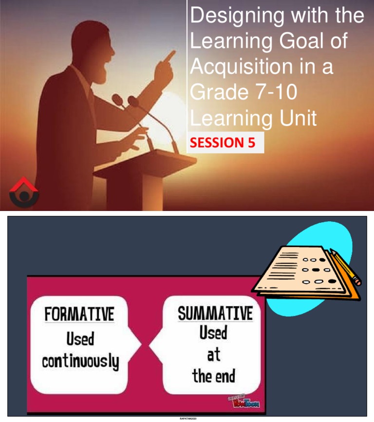 S5.2 - Differences Between Formative and Summative Assessments | PDF