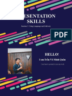 Presentation Skills: Session 5: Using Language and Delivery