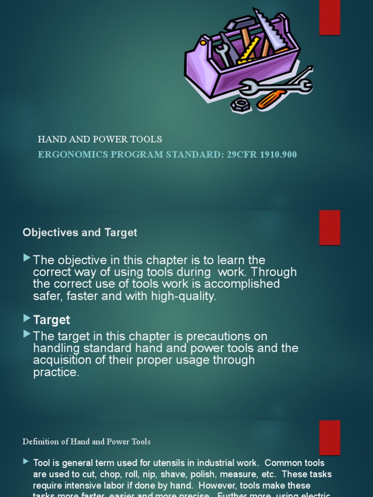 4B Hand and Power Tool PDF Tools Mechanical Engineering