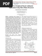 PS2 VGA Peripheral Based Arithmetic Application Using Micro Blaze Processor