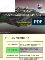 Membaca Cepat Dan Membuat Summary