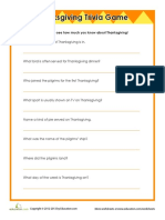 Thanksgiving Trivia Game: Take This Trivia Test To See How Much You Know About Thanksgiving!
