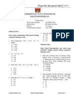 BANK SOAL MATEMATIKA Edit