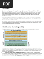 Disclosure of Security Policies, Compliance and Practices: The Cloud Service Provider Should Demonstrate