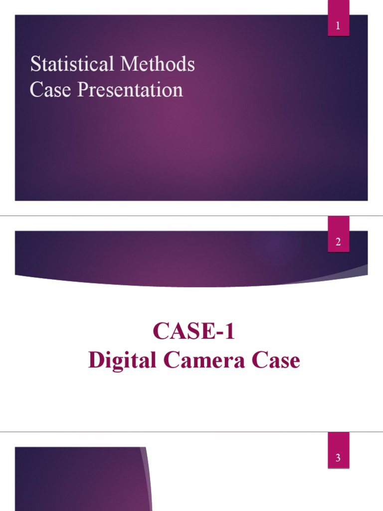 Statistical Methods Case Presentation | PDF | Regression Analysis ...