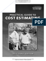 Practical Guide To Cost Estimating by AASHTO PDF