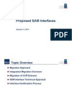 Proposed SAM Interfaces: January 13, 2011