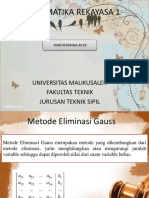 Metode Gauss