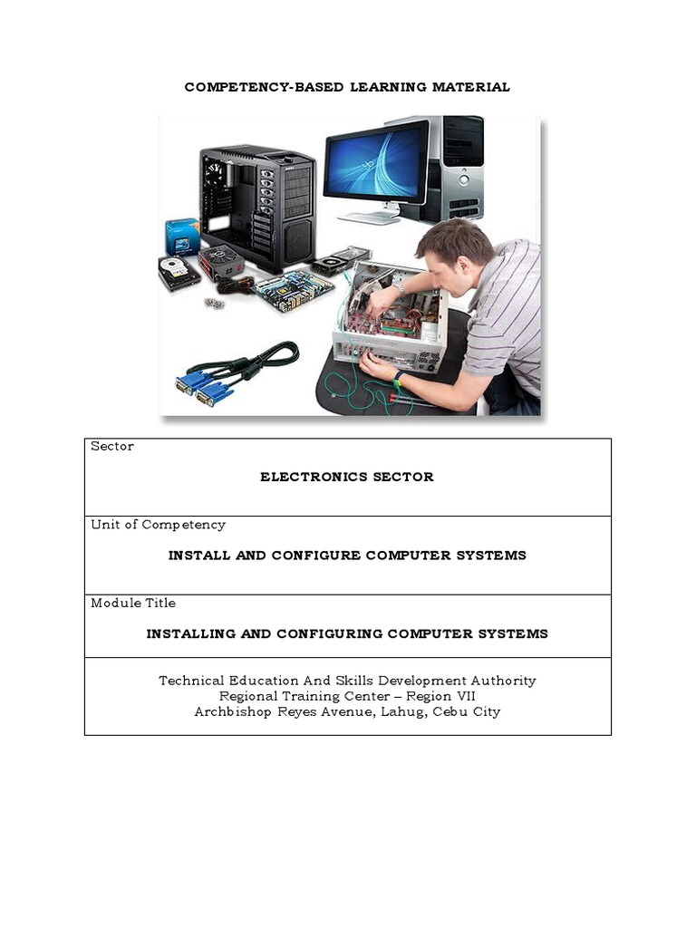 Installing Computer Systems Competency Guide | PDF | Computer Data ...