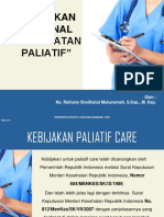 Kebijakan Nasional "Perawatan Paliatif": Oleh: Ns. Raihany Sholihatul Mukaromah, S.Kep., M. Kep