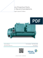 YORK® Chillers Proactive Parts Replacement Recommendations: Model YD Centrifugal Liquid Chillers