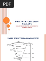 191ce305 - Engineering Geology: Department of Civil Engineering Ii Year / Iii Sem