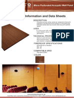 Decosonic CNBM Wood Panel Data Sheet PDF