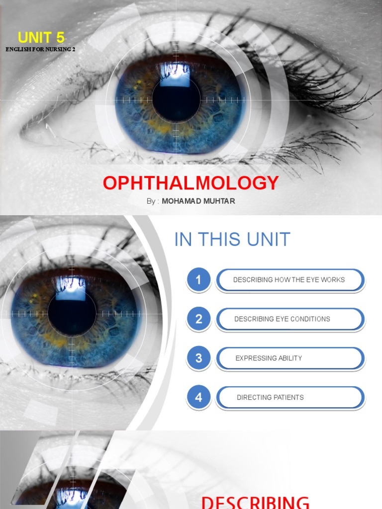 Ophthalmology: Eye Conditions & Care | PDF | Human Eye | Medical ...