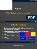 Colors!: Using The Best Colors For Your Site!