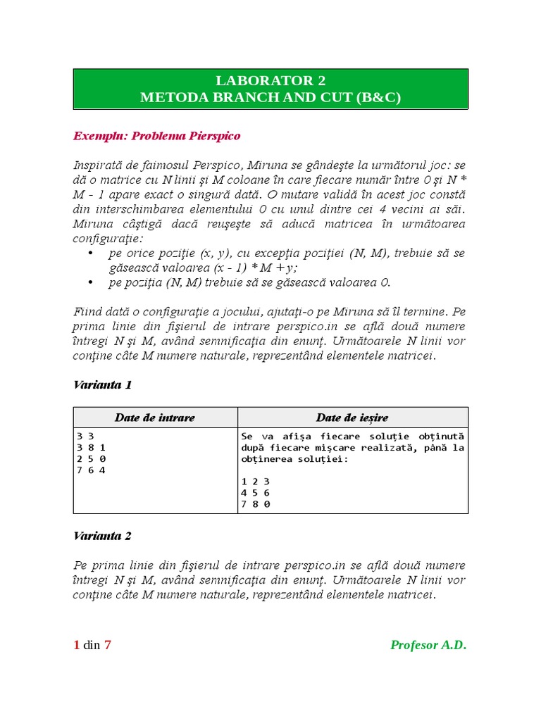 Laborator 2 | PDF