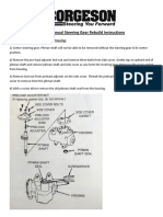 Chevy Manual Steering Gear Rebuild Instructions: Disassembly of Pitman Shaft From Housing