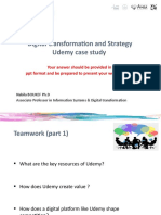 Digital Transformation and Strategy Udemy Case Study