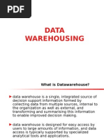 Data Warehousing: People Making Technology Wor K™