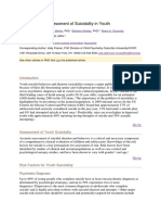 Factors in the Assessment of Suicidality in Youth