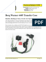 Borg Warner 4405 Transfer Case: Technical Bulletin # 1076