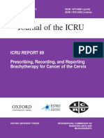 ICRU Report 89 - Prescribing, Recording, and Reporting Brachytherapy