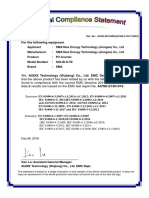 SMA-PV Inverter-SOLID-Q 50-EMC-certificate