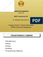 GK05 - Transformasi 3D