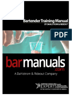 Bartender Training Manual Overview