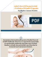 Durerea la pacientul pediatric - ZAA 2015