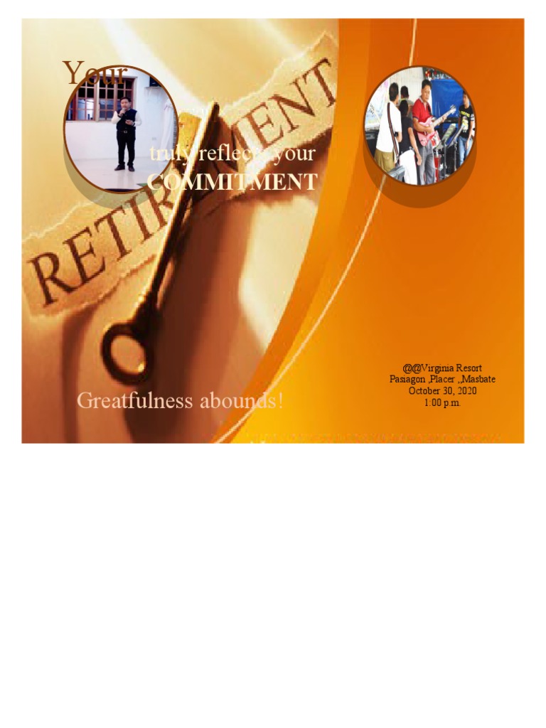 Retirement Program | PDF