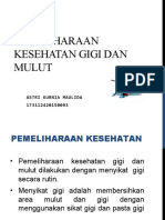 Tugas Media Promosi Kesehatan Pemeliharaan Kesehatan Gigi dan Mulut.pptx