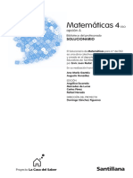 Solucionario - Matemáticas 4 Eso, Opción A (Santillana) PDF