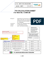 Strength Calculation Sheet For Item No. C-054-25