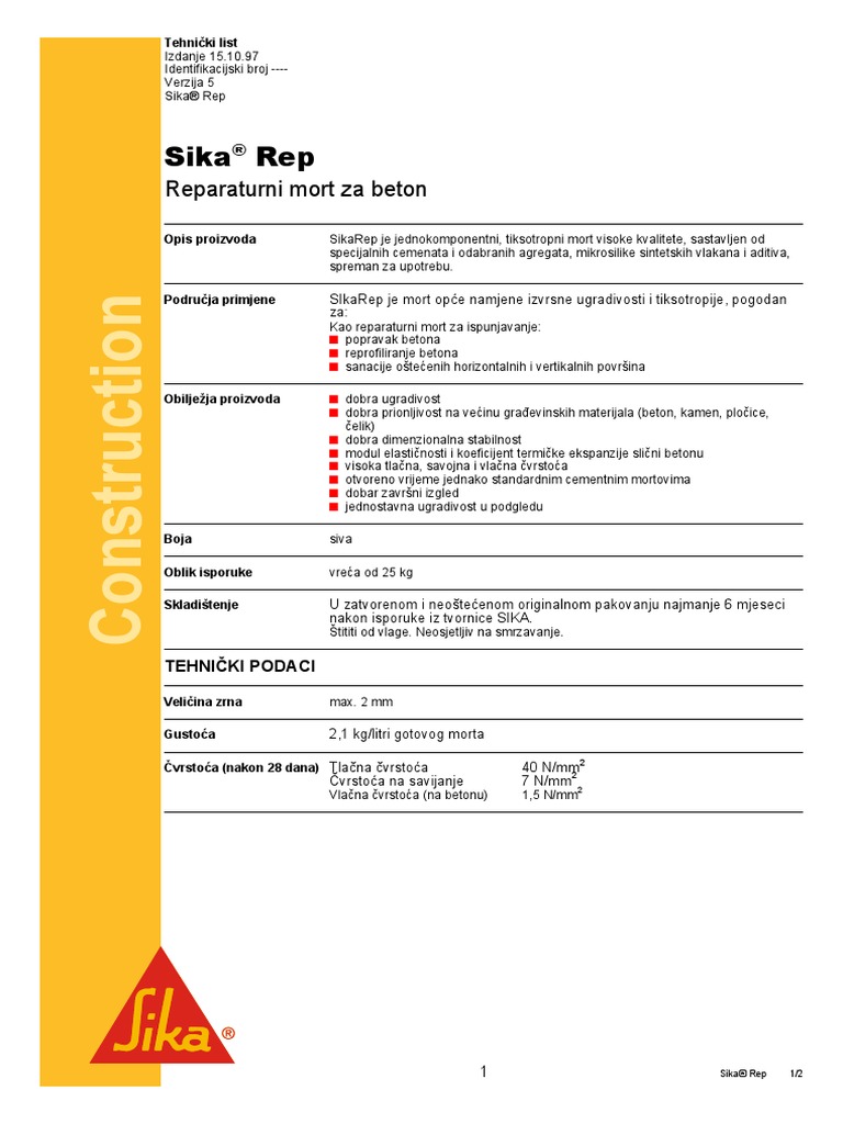 Sika Rep PDF | PDF