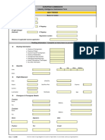 Basis For Action: European Commission Industry Intelligence Submission Form New Trends