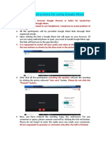 Simple Instructions For Using Google Meet