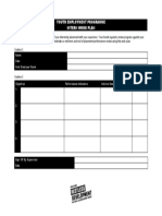 Youth intern work plan template