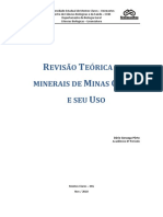 Revisão Teórica Dos Minerais de Minas Gerais e Seu Uso