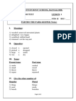 ENGLISH TEXT - L-1 Notes